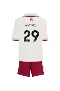 Fotbalové Dres Arsenal Kai Havertz #29 Dětské Třetí Oblečení 2025-26 Krátký Rukáv (+ trenýrky)